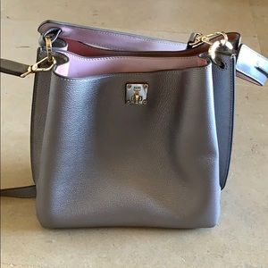 NWOT MCM metallic side bag